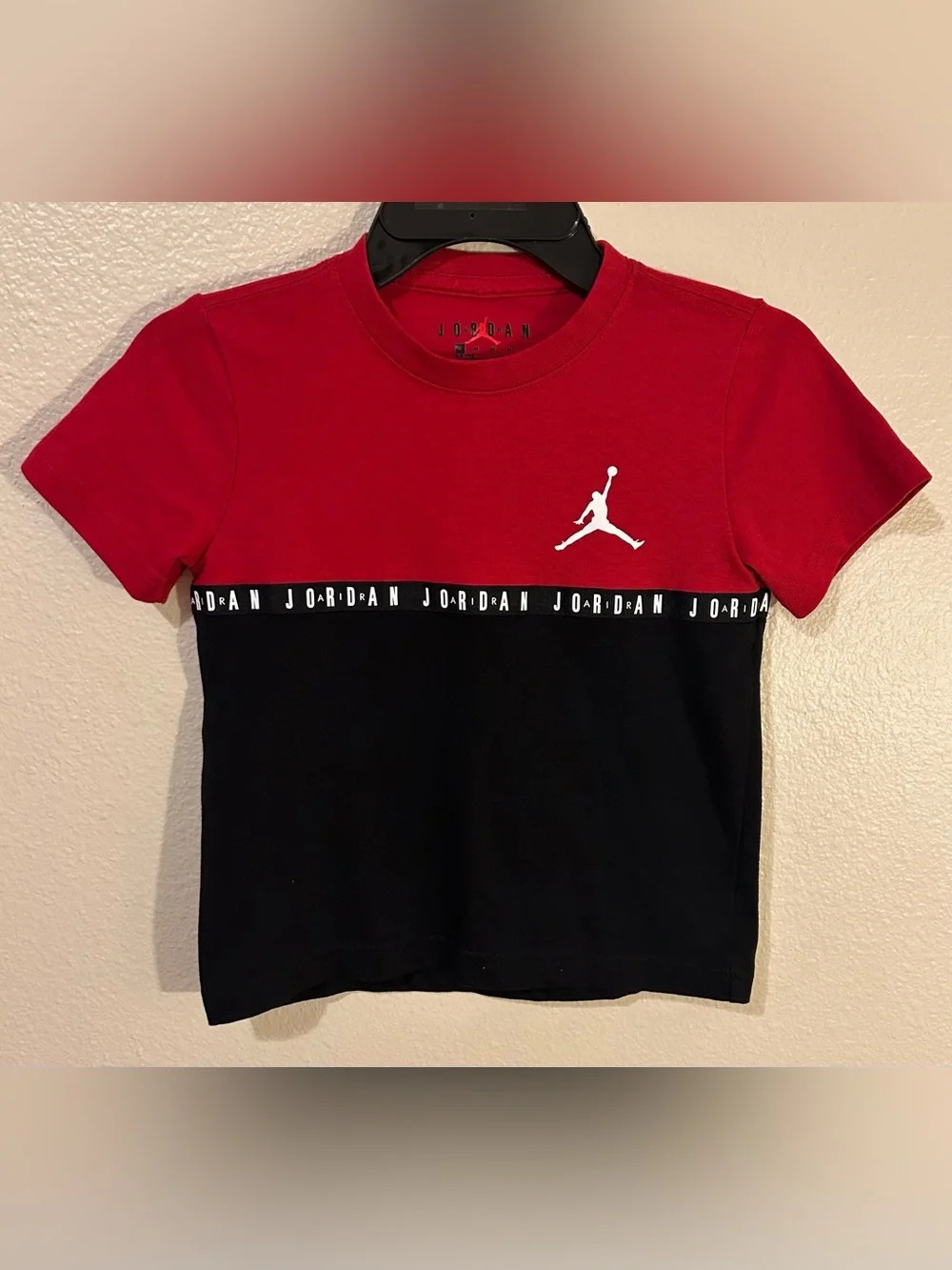 Nike Air Jordan Jumpman Tee T-Shirt Kids Boy's EUC Size 6